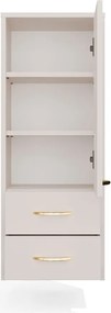Závěsná koupelnová skříňka Nina W1D2S 35 cm kašmírová