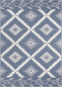 Hanse Home, DOPREDAJ: 120x170 cm Kusový koberec Twin Supreme 103430 Malibu blue creme – na ven i na doma, 120x170, modrá, chodba / predsieň