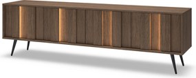TV skrinka Flaro 184 cm s osvetlením - dub dunin
