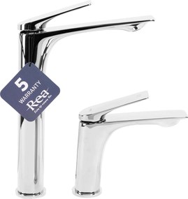 Rea Avalon, vysoká umývadlová batéria h-305, chrómová, REA-B5060