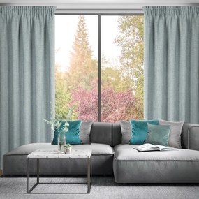 ZÁVES NA PÁSKE JULA2 140X270 CM SVETLOMODRÁ