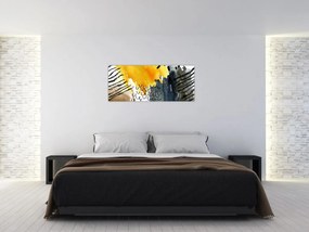 Obraz - Abstraktný akvarel (120x50 cm)