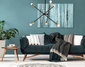 Toolight Toolight, závesné svietidlo 6xE27 APP1114-6CP, čierna, OSW-01459