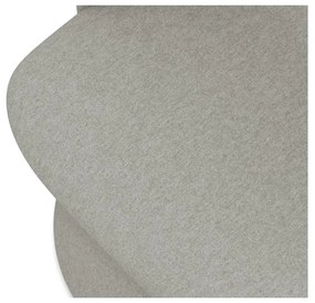 Svetlosivé čalúnené jedálenské kreslo Kalo – Makamii