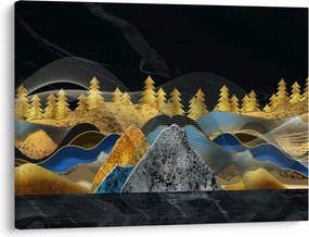 Obraz - Zlaté hory (70x50 cm)
