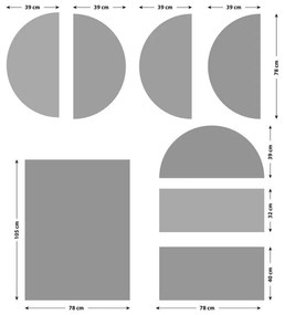 Samolepka na stenu 120x250 cm Amazonian Arches – Ambiance