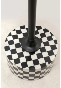 Domero Chess príručný stolík čierny/biely 25cm