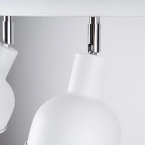 Sollux SL.1315 - Bodové svietidlo ELBA 3xE27/15W/230V biela