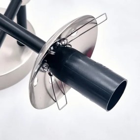 Brilagi - Prisadený luster MALIVA 6xE14/15W/230V matný chróm/dymový