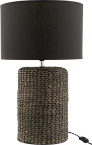 Stolná lampa s textilným tienidlom Odile - Ø 42 * 68 cm