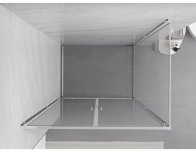 Mexen Exo, sprchovací kút s krídlovými dverami 100 x 95 cm, 6mm číre sklo, chrómový profil, 814-100-095-01-00