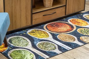 Protišmykový koberec / behúň ANDRE 53240 sivý / béžový