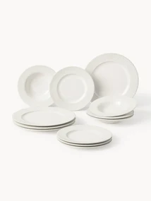 Súprava riadu z porcelánu Goya, 4 osoby (12 dielov)