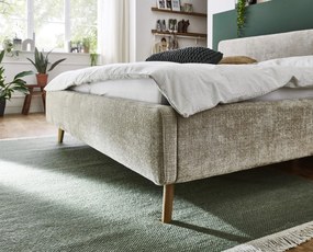 Dvojlôžková posteľ taupe s úložným priestorom 180 x 200 cm chenille béžová MUZZA