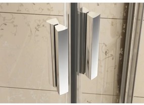 Ravak 3B240C00Z1B-štvordielny štvrťkruhový sprchový kút BLIX 80x80cm lesklý chróm