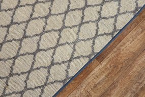 Mujkoberec Original, Ručne tkaný voňavý kusový koberec Vetiver 03, 120x170, béžová, exteriér