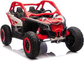 LEAN CARS Elektrické autíčko Maverick CAN-AM Turbo RS STRONG AIR červené
