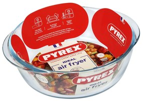 Pyrex Sklenená zapekacia misa okrúhla 2,3 l, 26 x 23 x 8 cm