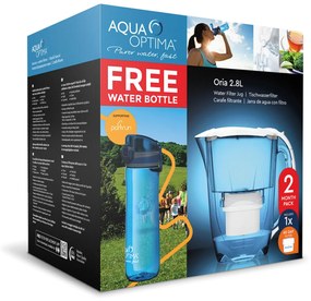 ModernHome Filtračná kanvica Aqua Optima Oria 2,8l + 60-dňový filter a 600ml fľaša