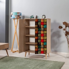Komoda Multibox 80 cm viacfarebná