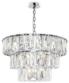 Maytoni MOD043PL-18CH - Luster na reťazi PUNTES 18xE14/40W/230V chróm