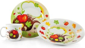 Detská jedálenská súprava 3dielna Ježko, BANQUET