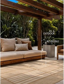 Krémovobiely/v prírodnej farbe vnútorný a vonkajší koberec 200x300 cm Haringey Allington – Ted Baker