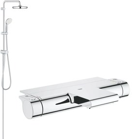 Set vaňová/sprchová batéria Grohe Grohtherm 2000 34464001, sprchová súprava Grohe New Tempesta 26381001