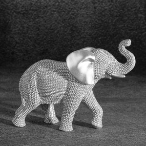 DEKORAČNÁ SOŠKA ELDO 17X6X13 CM STRIEBORNÁ