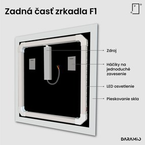 Zrkadlo s LED osvetlením F1
