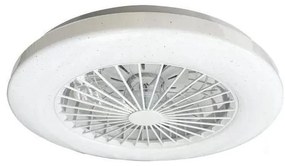 LED Stropné svietidlo s ventilátorom STAR LED/48W/230V + diaľkové ovládanie