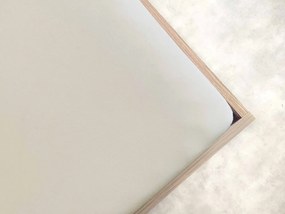 Jersey plachta do postieľky s elastanom Deluxe 70 x 140 cm – biela káva