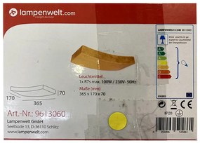 Lampenwelt Lampenwelt - Nástenné svietidlo BERRA 1xR7s/100W/230V LW1048