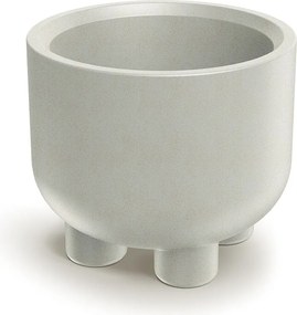 Kvetináč Moltas Okrúhly s nožičkami pieskový