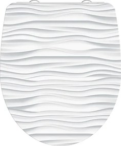 Eisl Sanitär WC sedadlo Duroplast Soft Close White Wave High Gloss 82584