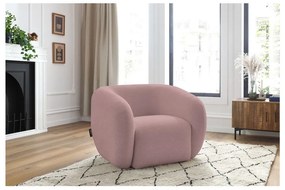 Svetloružové kreslo Celine – Bobochic Paris