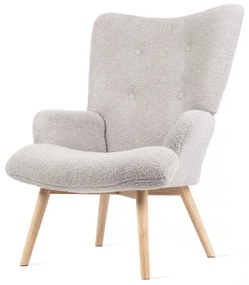 Kreslo MOSS TEDDY BOUCLE svetlosivé 828558