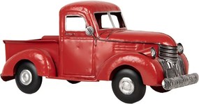Červený retro model auto - 45*22*21 cm