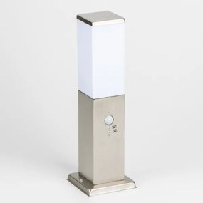 Brilagi - Vonkajšie svietidlo so senzorom NOVA 1xE27/15W/230V 40 cm IP44 matný chróm