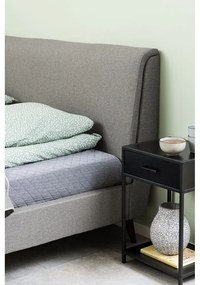 Čierny nočný stolík Actona Seaford