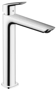 Vysoká umývadlová batéria Hansgrohe Logis s výpusťou chróm 71257000