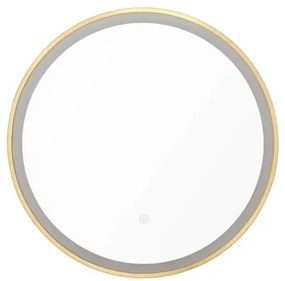 Zrkadlo so senzorom SAT 60x60 cm zlatá SATZLED60ZL, 1 ks