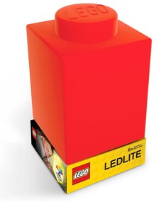Červené silikónové nočné svetielko LEGO® Classic Brick
