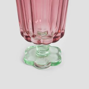 Pohár CASSIAR koralový / zelený 727177 220 ml