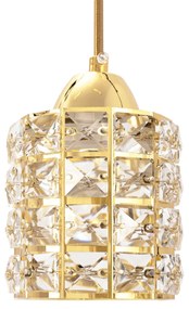 Toolight Toolight, Stropné svietidlo Crystal Gold APP726-3CRP, zlatá, OSW-08746
