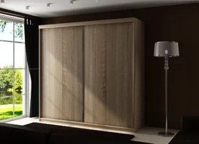 Šatníková skriňa Top 25 - 200 cm, biela