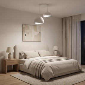 Brilagi - Lanový luster WABI SABI 2xE27/40W/230V priemer 70 cm biely