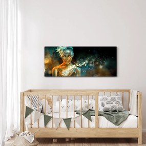 Obraz zlatej víly (120x50 cm)
