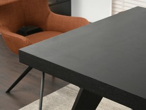 Jedálenský stôl Nadador (čierna). Akcia -20%. Vlastná spoľahlivá doprava až k Vám domov. 1137147
