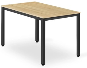Dekorstudio Jedálenský stôl TESSA 120cm x 60cm - dub/čierne nohy
